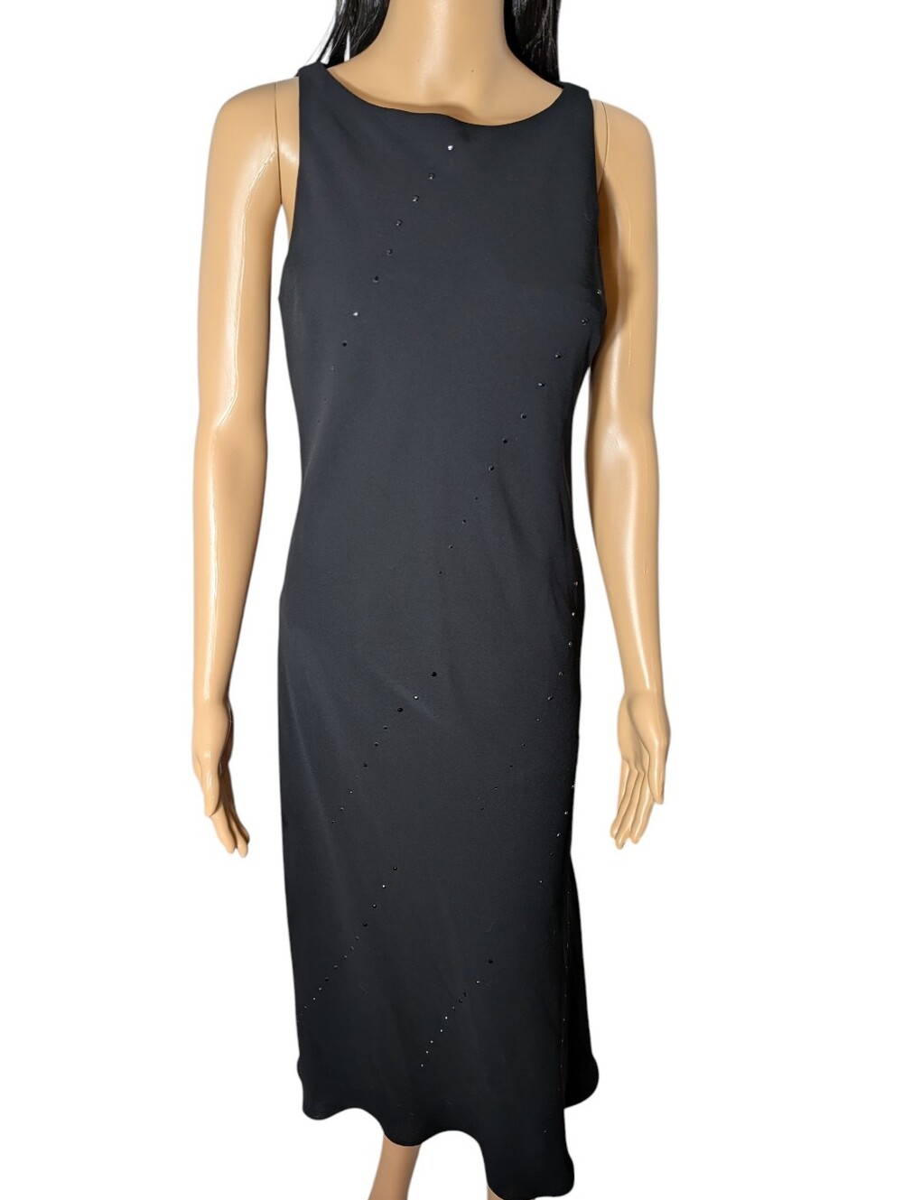 Jones NY Black Studded Dress Size 8 - Picture 10 of 10